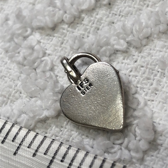 CHARM Heart SILVER .925 - Picture 6 of 7